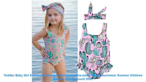 The second suit is a two piece. Toddler Baby Girl Swimsuit Swimwear Swimming One-piece ...