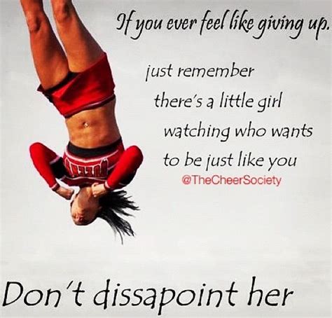 Here is a list of cheer up quotes that will surely inspire you to always spread the love and happiness wherever you go! Cheer quote | Cheerleading quotes, Cheer qoutes, Gymnastics quotes