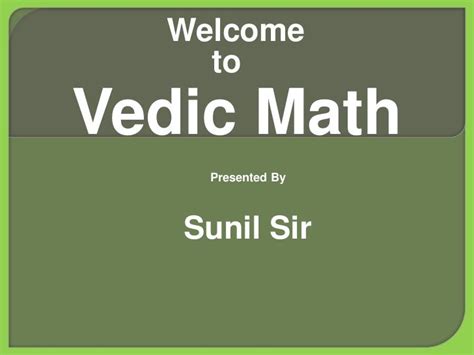 Vedic maths term arises from veda which is a sanskrit word which means knowledge. Vedic math | Teaching mathematics, Math methods, Math tricks