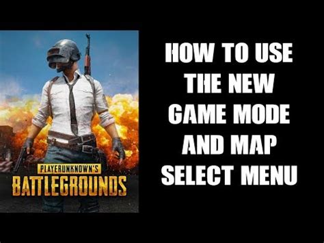 Playerunknown's battlegrounds (pubg) is a battle royale game focused on scavenging weapons and xbox one x performance will be optimized soon. How To Use The New Game Mode & Map Select Menu PUBG ...