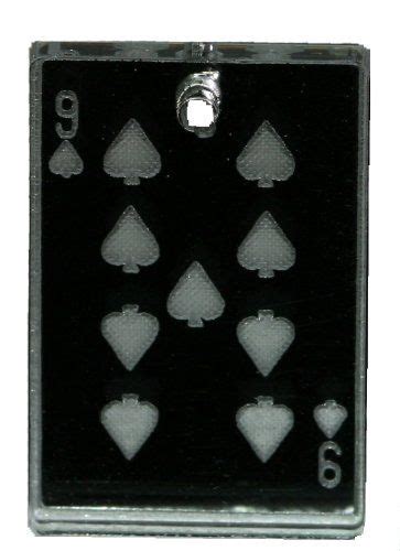 They have an outstanding reputation and have earned the #1 best seller rating on amazon. Playing Card- Nine of Spades Acrylic 1 inch bead EP Laser ...