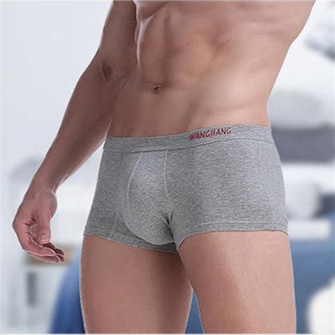 Pack de 2 boxer abiertos confeccionados en algodón elástico para una máxima adaptación. 2020 Mens Underwear Pouch Boxer Homme Sexy Panties Exotic ...