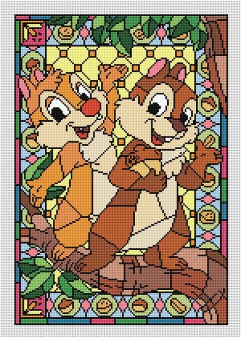 Disney cross stitch patterns are a great way to create projects for children. Disney cross stitch pattern "Chip and Dale" in pdf ...