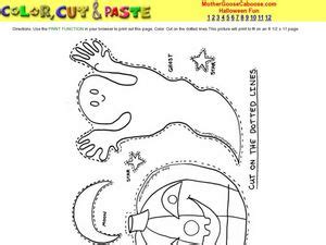 Maybe you would like to learn more about one of these? Color, Cut, and Paste: Halloween Worksheet for Pre-K - 2nd ...