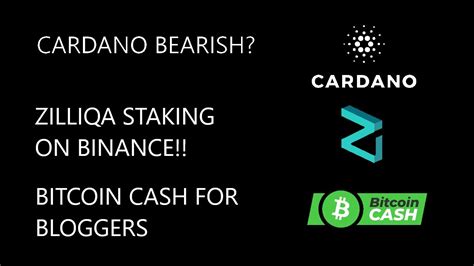 The longer you lock them, the higher the return you will get. CARDANO ADA GOES BEARISH. Zilliqa ZIL staking on Binance ...