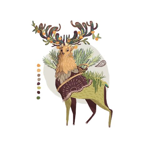 Dear deer~ it's a kind of animal spirit, should I... - Phonemova Art