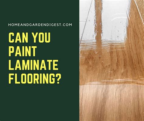 Even water spots and water rings are usually surface stains, not defects in the finish. Can You Paint Laminate Flooring? Here're 4 Steps To Stain Laminate