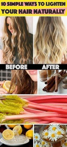 4 ways to lighten your hair at home. 25 New Diy Hair Lightener in 2020 (With images) | Lighten ...