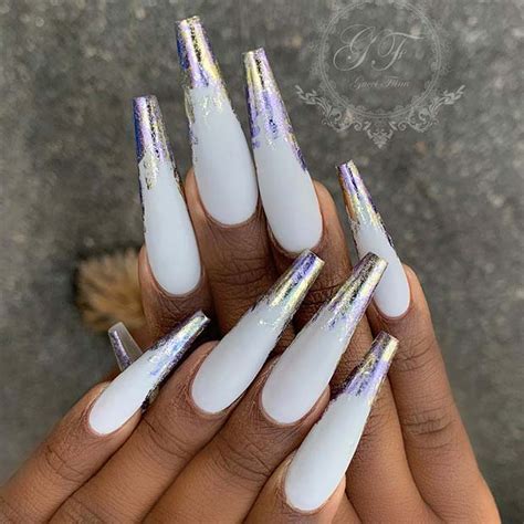 La decoración de uñas que esta de moda. 23 diseños de uñas blancas siempre a la moda - Blog de mujeres