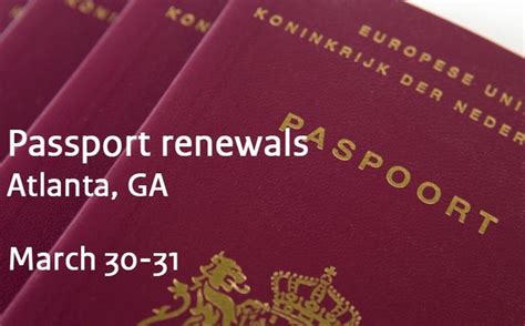 Who can renew their passport through the service? Dutch Citizens Can Renew Passports in Atlanta March 30-31 ...