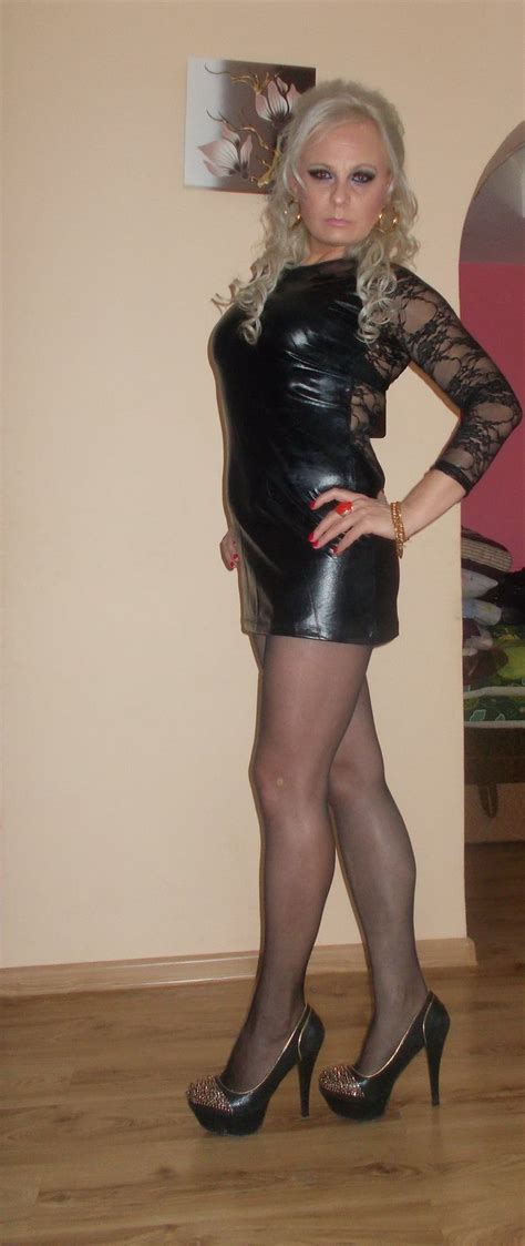 Blonde cutie in a latex skirt nylons and boots.mpg. Pin on Mature sexy Fashion