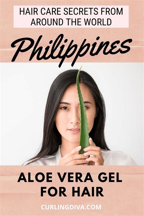 Medicine cabinet & first aid. Hair Care Secrets From Around The World (Philippines) Aloe ...