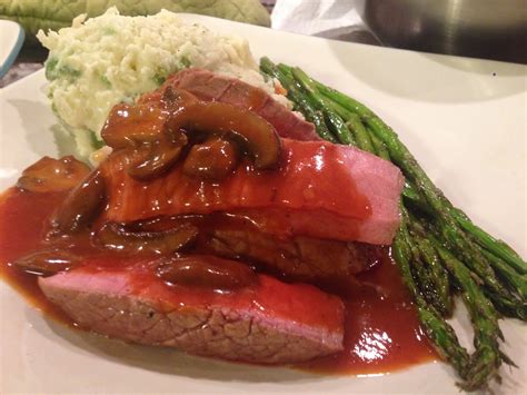 Top slices of beef tenderloin with a rich sauce of cremini mushrooms and sweet red wine. Beef Tenderloin With Espagnole Sauce : 1 007 Beef Tenderloin Red Wine Sauce Photos Free Royalty ...