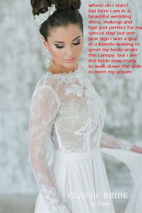 A dance even though she was wearing her wedding rings. Pin on Bridal, Sissy Bride Captions & et cetera...