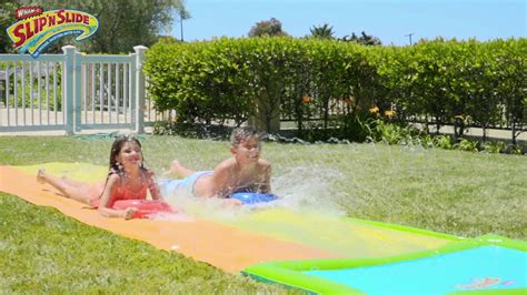 Backyards full of awesome (9 videos). Wham-O Slip 'N Slide Hydroplane Double XL - YouTube