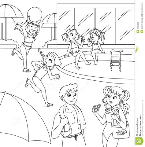 This coloring sheet will also get your child in the mood for a healthy snack. Unique Free Printable Swimming Pool Coloring Pages | Top ...