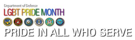 Pride month is the month of june. U.S. DEPARTMENT OF DEFENSE > News > Special Reports ...