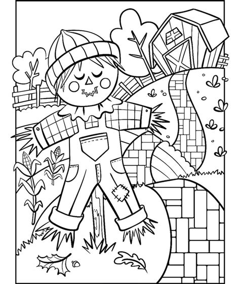 Print and color free crayola halloween coloring pages! Scarecrow on crayola.com | Fall coloring pages, Crayola ...