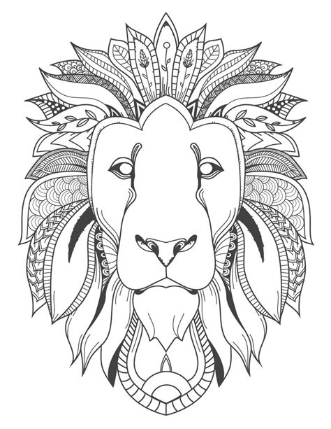 Voir plus d'idées sur le thème coloriage, coloriage adulte. Image félin tête de lion coloriage pour adulte à imprimer ...