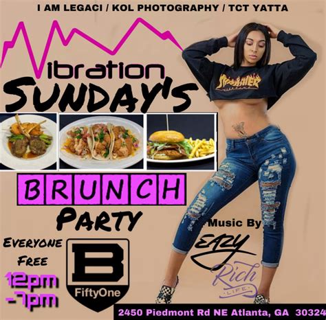 Also, explore nba tv & league pass subscriptions to watch live games on your favorite devices. VIBRATIONS SUNDAYS Brunch & Day Party Everyone FREE with ...