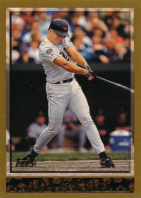 Read the terms and conditions that governs the use of the card Orioles Card "O" the Day: Cal Ripken Jr., 1998 Topps #320