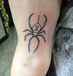 Mature black widow females have shiny, black bodies. Black Widow Spider Tattoo | Bug Tattoos | Spider tattoo ...