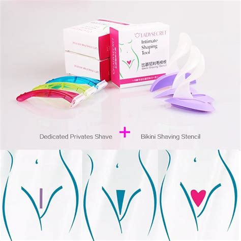How to make designs with pubic hairs. Pubic Hair Shaving Template Bikini Razor Trimmer ...