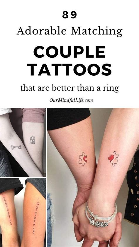 So if you're struggling with your bio, use one of the lyrics below. Remantc Couple Matching Bio Ideas / His and her tattoo ideas 87 #TattoosforMen | Cute couple ...