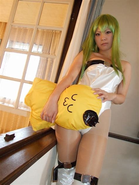 Become a member to write your own review. cc cheese-kun code geass cosplay garters green hair kohina pantyhose stuffed animal swim suit ...