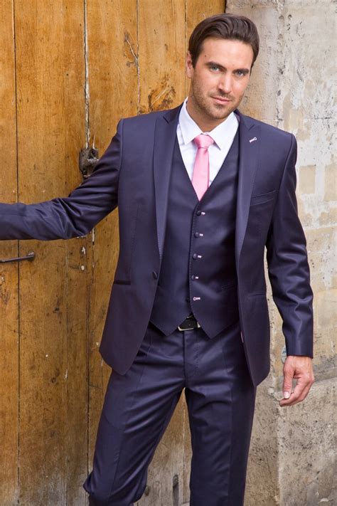 Maybe you would like to learn more about one of these? Costume mariage homme bleu marine - Prêt à porter féminin ...