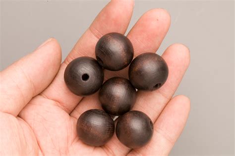 Brown Wood Beads Round 20mm Sold Per Pkg Of 30 Beads - Walmart.com - Walmart.com