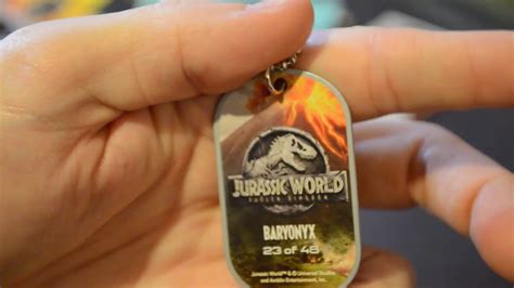 This article contains jurassic world: Parents and Collectors Guide to Jurassic World Fallen Kingdom Blind Bag Dog Tags - YouTube