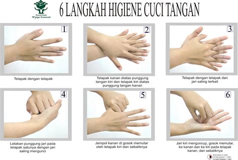 Menjaga kebersihan dengan cara rajin mencuci tangan sangat berperan mengurangi risiko terinfeksi berbagai. Cara Cuci Tangan 6 Langkah