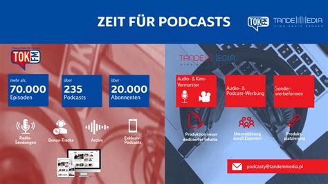 Access the free radio live stream and discover more radio stations at one glance. TOK FM: 20.000 zahlende Podcast-Abonnenten | RADIOSZENE