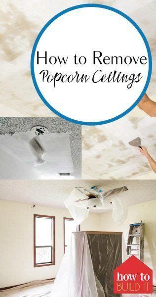Unfortunately, popcorn ceiling removal can be a long process. How to Remove Popcorn Ceilings | Removing popcorn ceiling ...