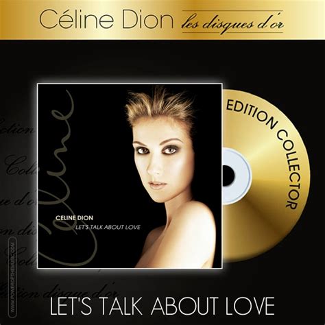 This is a beautiful song, with well thought of lyrics, which touches the heart of anyone who hears it. Celine Dion Lets Talk About Love Tracklist - Celine Dion ...