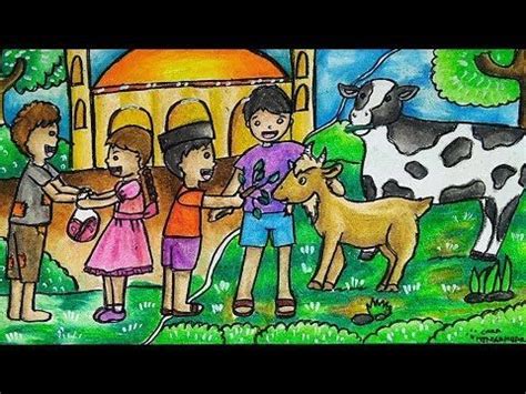 Untuk guru paud tk atau sd yang tengah mencari gambar mewarnai untuk anak didiknya kami menghadirkan gambar mewarnai anak yang dapat diunduh secara gratis dibawah ini. Cara Menggambar dan Mewarnai TEMA HARI RAYA IDUL ADHA ...