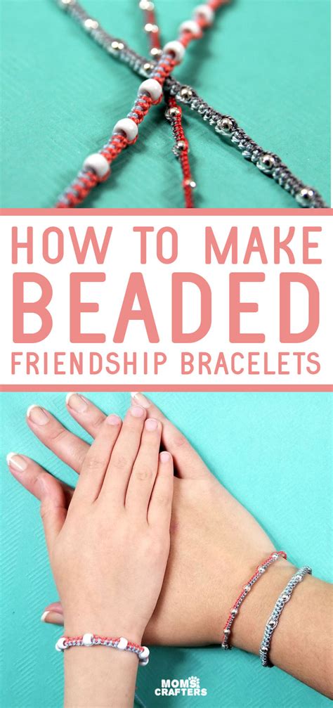 Unauthorized copying, distribution, selling and teaching of this. How to make a beaded friendship bracelet - Easy and ...