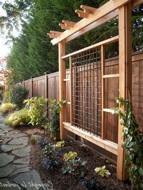 Add a trellis topper or pediment to. 20 Stunning DIY Backyard Pergola Trellis Ideas To Enhance ...