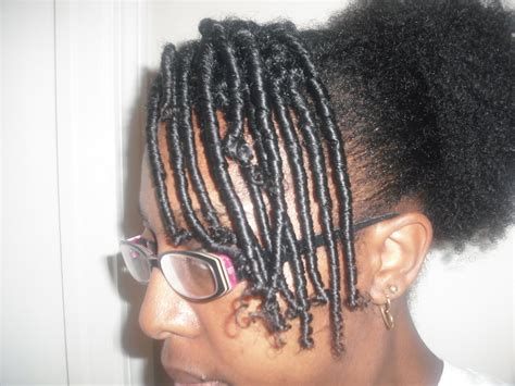 Medium length hairstyles for every guy and occasion. Knaps - I Love Being Me: Today Hair: Wrap-A-Locs on loose hair