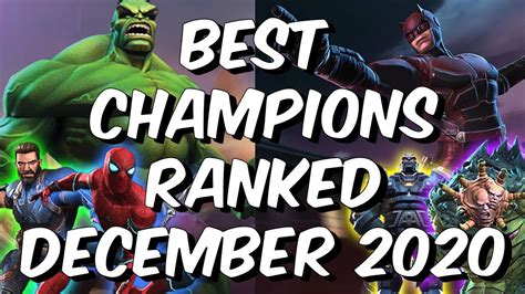 Marvel contest of champions trucos. Mcoc Tier List December 2020 : Updated Champion Tier List ...