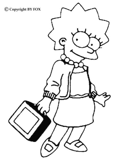 Cute tweety bird coloring pages. Beautiful Lisa Simpsons coloring page. More The Simpsons ...