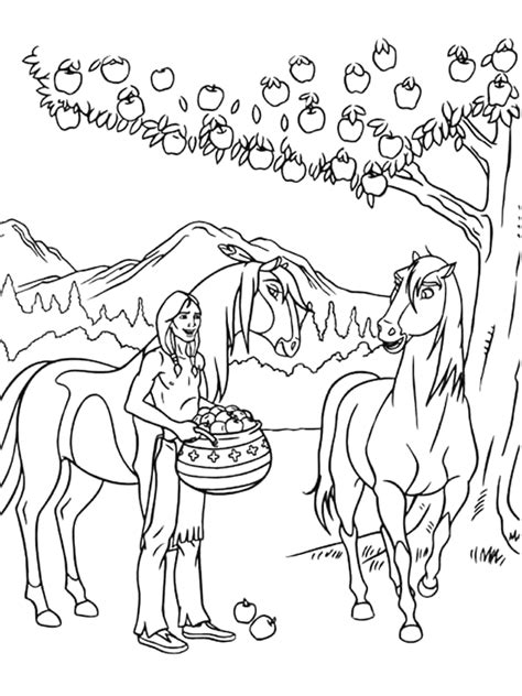 Feel the spirit within you with our spirit riding free coloring pages. Spirit Stallion Of The Cimarron Coloring Pages Rain ...