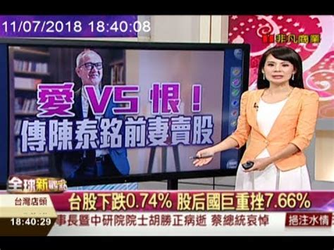 We did not find results for: 愛vs恨? 傳國巨陳泰銘前妻賣股!/全球新觀點20180711 - YouTube