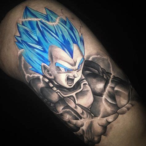 Son goku tattoo riding shenron. Vegeta tattoo by Chris Showstoppr | Dragon ball tattoo, Dragon ball super art, Dbz tattoo