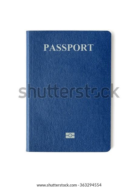 A 3.5x5 cm image with blue background that if you need photo with blue background, make it online with visafoto.com. Blank Blue Passport Background On White Stock Photo (Edit ...