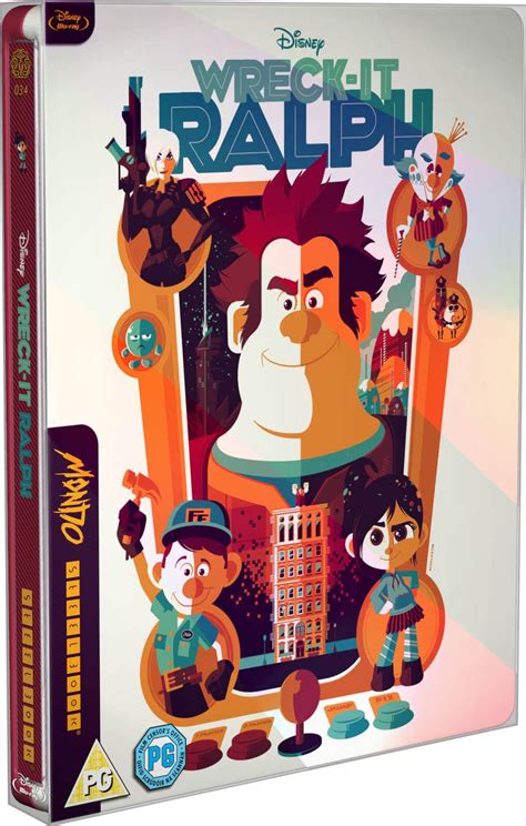 More anime, international and drama dvds available @ dvd empire. WRECK-IT RALPH BLU-RAY STEELBOOK SPINE #34 (MONDO) (With ...