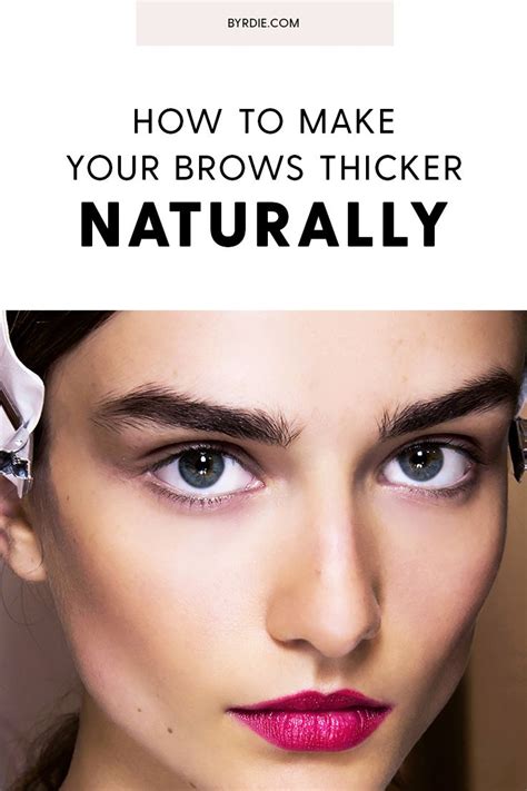Thick brows aren't jus learn how to fill in and define your eyebrows, with simple tips from makeup pro nico guilis. 6 At-Home Hacks for Growing Emilia Clarke-Level Brows ...
