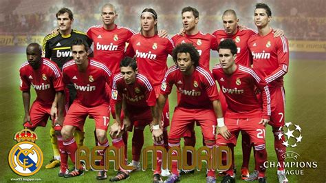 All information about real madrid (laliga) current squad with market values transfers rumours player stats fixtures news. Real Madrid Starting XI 2011-12 - HD Football Wallpapers