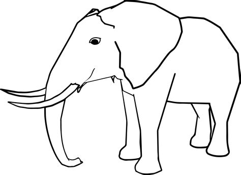 nice Side Realistic Elephant Coloring Page | Elephant coloring page, Coloring pages, Printable ...